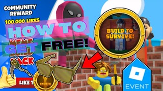 [Roblox Event 2022!] How to get 24kGoldn Challenge Completed badge in Build to Survive Simulator!