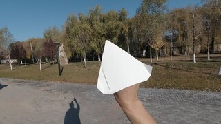 Incredible paper airplane, flying wing layout - reaper, fly fast and far