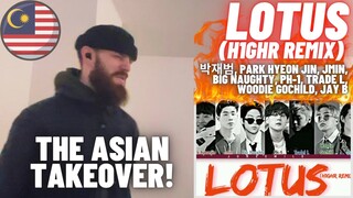 [HYPE UK 🇬🇧 REACTION!] 🇲🇾 LOTUS (H1GHR Remix) - 박재범, PARK HYEON JIN, JMIN, BIG Naughty & more!