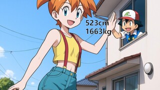 Gadis Raksasa x Misty | Gigantamax Misty: Gyarados? Itu cuma cacing tanah kecil yang lucu.