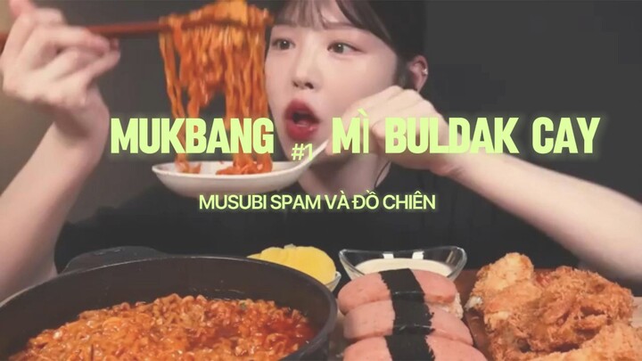 Mukbang mì siêu cay cùng bạn nử Hàn Quốc #mukbang