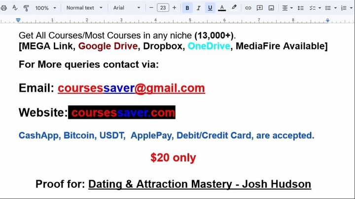 Dating & Attraction Mastery - Josh Hudson