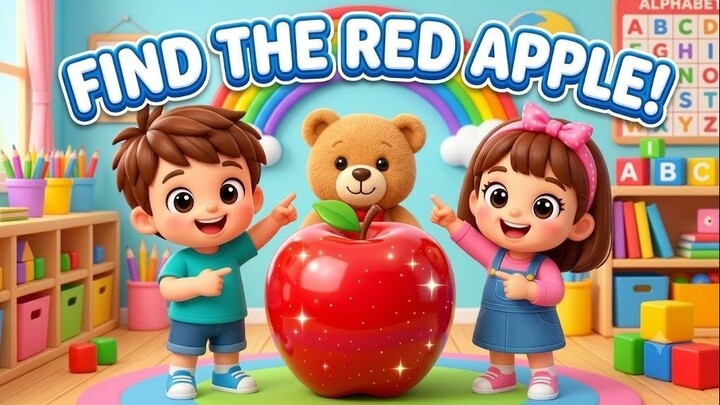 Find the Red Apple! 🍎 | Colors for Kids | Little Learners