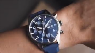 Best Rubber Strap for IWC Pilot——JU Zero Feel FKM Rubber Strap