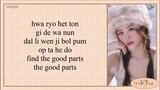 LE SSERAFIM (르세라핌) – Good Parts (when the quality is bad but I am) Easy Lyrics