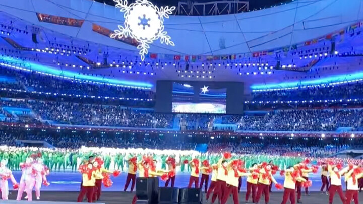 Sudut pandang first-person pembawa bendera Portugal, Ricardo, di upacara pembukaan Olimpiade Musim D