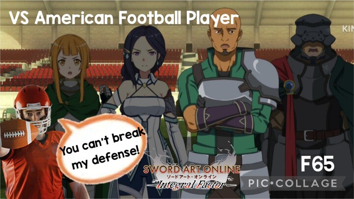 SAOIF: VS American Football Player Boss-F65