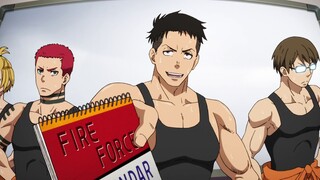 The Special Fire Force Nude Calender (Dub Clip) | Fire Force