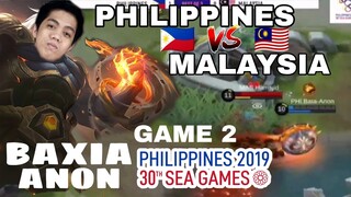 MLBB SEAGAMES [SEMI FINALS] PHILIPPINES vs MALAYSIA GAME 2