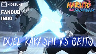 【DUB INDO】 DUEL SENGIT ANTARA KAKASHI VS OBITO [Part 02] - Naruto Shippuden Fandub Indonesia.