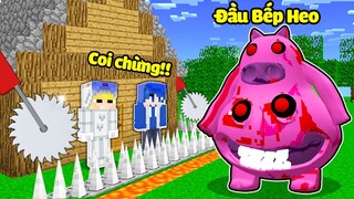 TÔ GÀ THỬ THÁCH 24H XÂY NHÀ AN TOÀN CHỐNG ĐẦU BẾP HEO KINH DỊ TRONG MINECRAFT GARTEN OF BANBAN 2