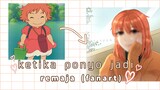 fanart ponyo ver remaja ❤️ ( karakter dari film Ghibli )
