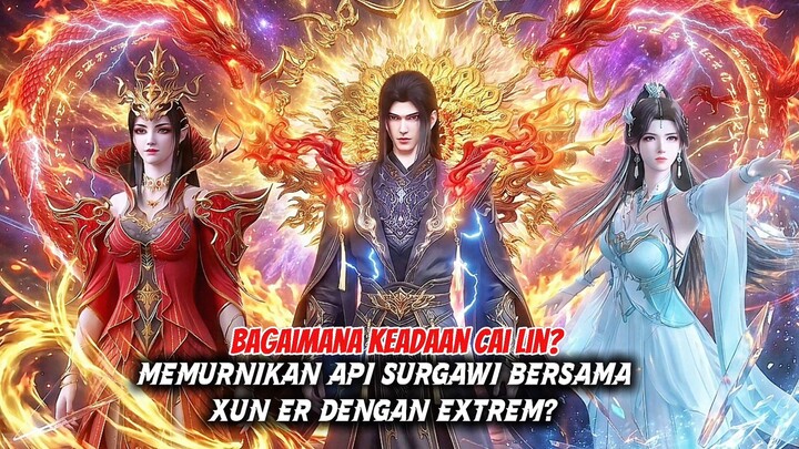 Xun Er dan Xiao Yan Memurnikam Api Surgawi