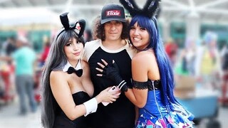 Sneaking into meet Cosplay Girls (Anime Expo 2019)