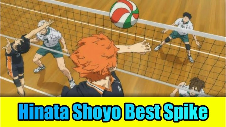 HINATA SHOYO BEST SPIKE || HAIKYUU!! SEASON 1
