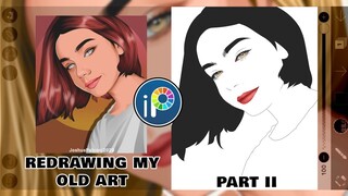 VEXEL ART [EYES AND LIPS] TUTORIAL | PART II | IBISPAINTX