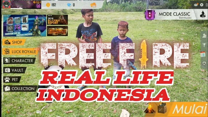 Free Fire (Free Fire Real Life Indonesia - free fire battle ground)