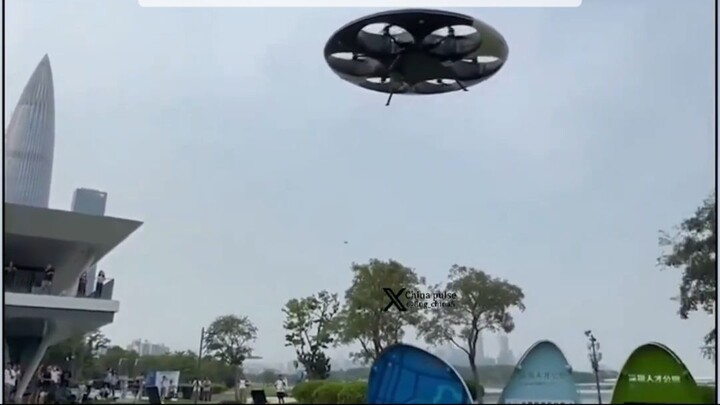 China ya vende un vehículo volador con forma de OVNI