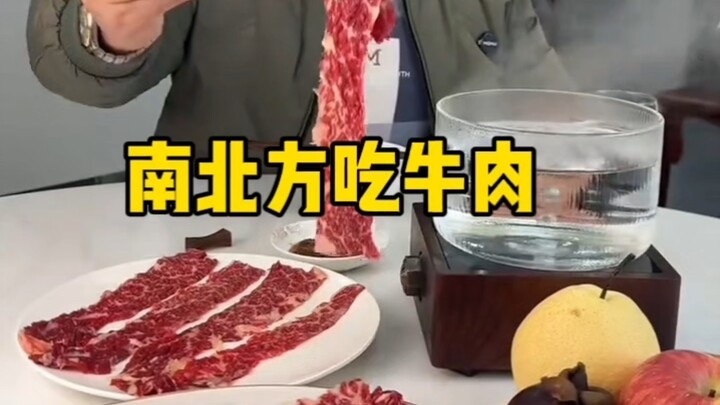 Cách ăn thịt bò ở miền Bắc và miền Nam