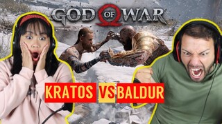 GOD OF WAR 4: Kratos vs Baldur ''The Stranger'' REACTION