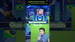 MOMEN EPIC WINDAH BASUDARA MENDAPATKAN KIPER TANDA TANGAN EDERSON #shorts #windah #windahshortvideo