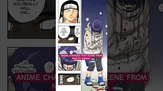 Hinata vs Neji was changed in the Anime | Naruto