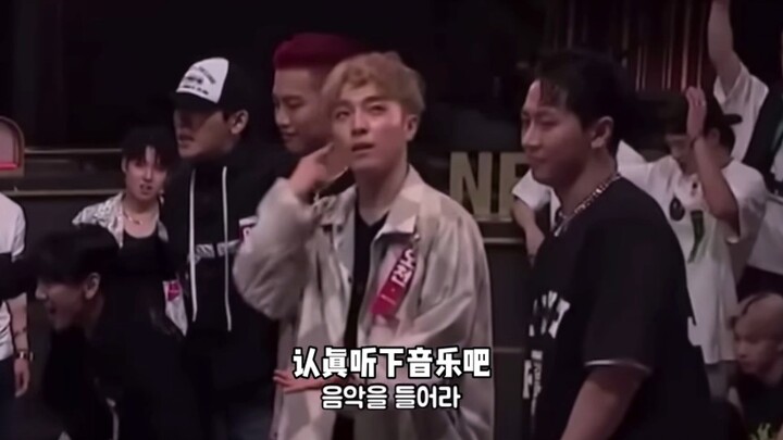 5000在街头男战士第一轮battle里做过的那些手势