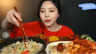 Đậu hủ tứ xuyên, mì Ulmyeon hải sản 4 #amthuc