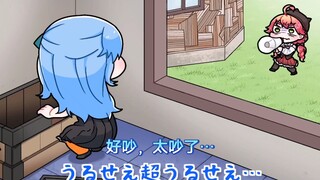 Repost【Self-translated Chinese subtitles】【Hand-drawn】Miko (Sakura Miko) is really tired of living, l