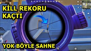 KİIL REKORU KAÇTI ! YOK BÖYLE SAHNE  SOLO SQUAD PUBG MOBİLE