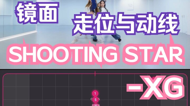 【动线与走位 镜面】SHOOTING STAR - XG #LetsP