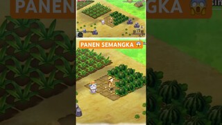 Moment Nobita dan Doraemon Panen Semangka 😱 #doraemon #indonesia #farming #anime #shorts #short