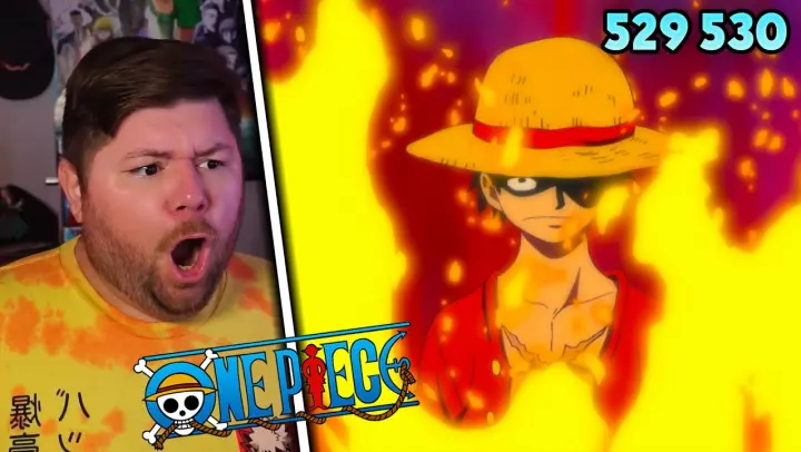 Luffy Destroys Fishman Island? One Piece REACTION | Episode 529 & 530