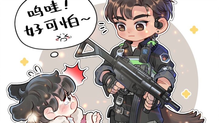 Khi Teddy gặp chó cảnh sát