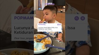 Lucunya Anak Nikita Willy, Issa Ketiduran saat Makan #Nikitawilly #issa #beritaartis #lucu #bayi