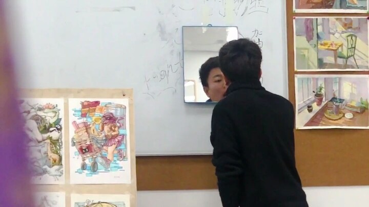 Teacher, what are you doing?