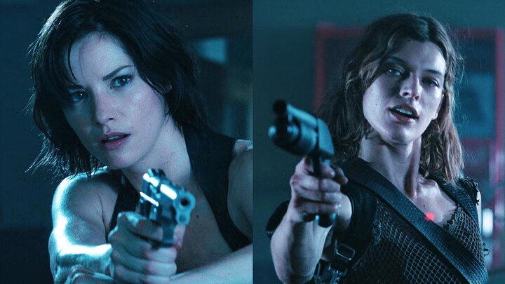 I've finished watching "Resident Evil," but I still can't stop thinking about those two girls.