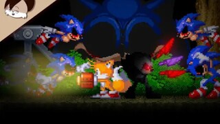 Tails VS Sonic exe official remake [animation]