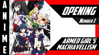 Busou Shoujo Machiavellianism / Armed Girl's Machiavellism / 武装少女マキャヴェリズム [ 4k OP №1 ]