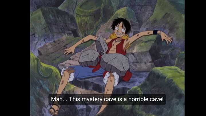 Luffy thinking nami died