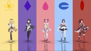 That's right, it's the Madoka Magica five colors x Light MMD that you imagined