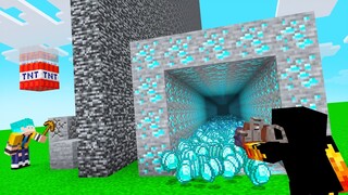 TROLEI NA BATALHA DE DESTRUIÇÃO NO MINECRAFT