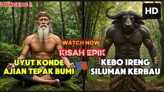 KEBO IRENG VS UYUT KONDE - AJIAN TEPAK BUMI - KISAH EPIK DONGENG