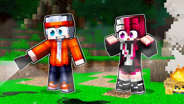 ฟรีโตสกับหวานเดินป่าไปเจอบิ๊กฟุต😱 l Minecraft หมู่บ้านสยองขวัญ