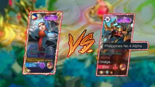 Top Global Zilong vs Top Philippines Alpha who will win? 😱