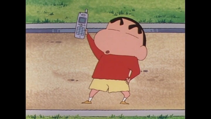 Crayon Shinchan - Aku menemukan HP lho!