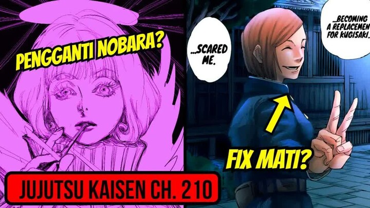 KURUSU HANA ADALAH PENGGANTI NOBARA -  GIMANA NASIB NOBARA -  -  Pembahasan Jujutsu Kaisen Ch. 210