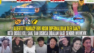 ALBERTTT MANIAC! RRQ HOSHI DIPERMALUKAN SANZ!! REAKSI STREAMER RRQ HOSHI 0-2 ONIC ESPORTS MPL ID S13