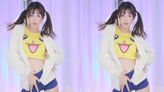 【鱼子酱】《BBoom BBoom》皮卡丘套装 直播跳舞录屏