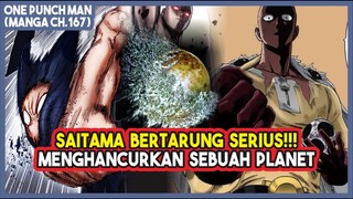 (Manga OPM 167) | SAITAMA NGAMUK!!! Menghancurkan Sebuah Planet, Garou Kalangkabut!!